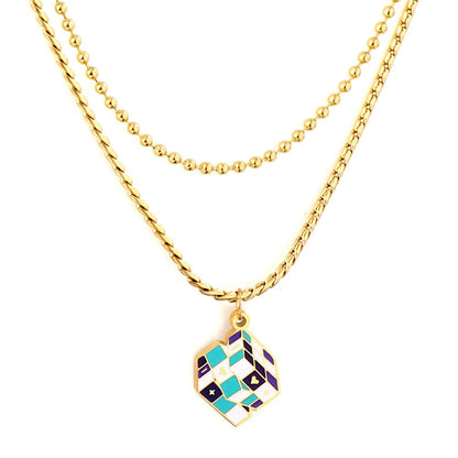 Double Layered Necklace Imitation Pearl Beads Snake Choker For Woman Trendy Collier Vintage Tennis Aesthetic Jewlry