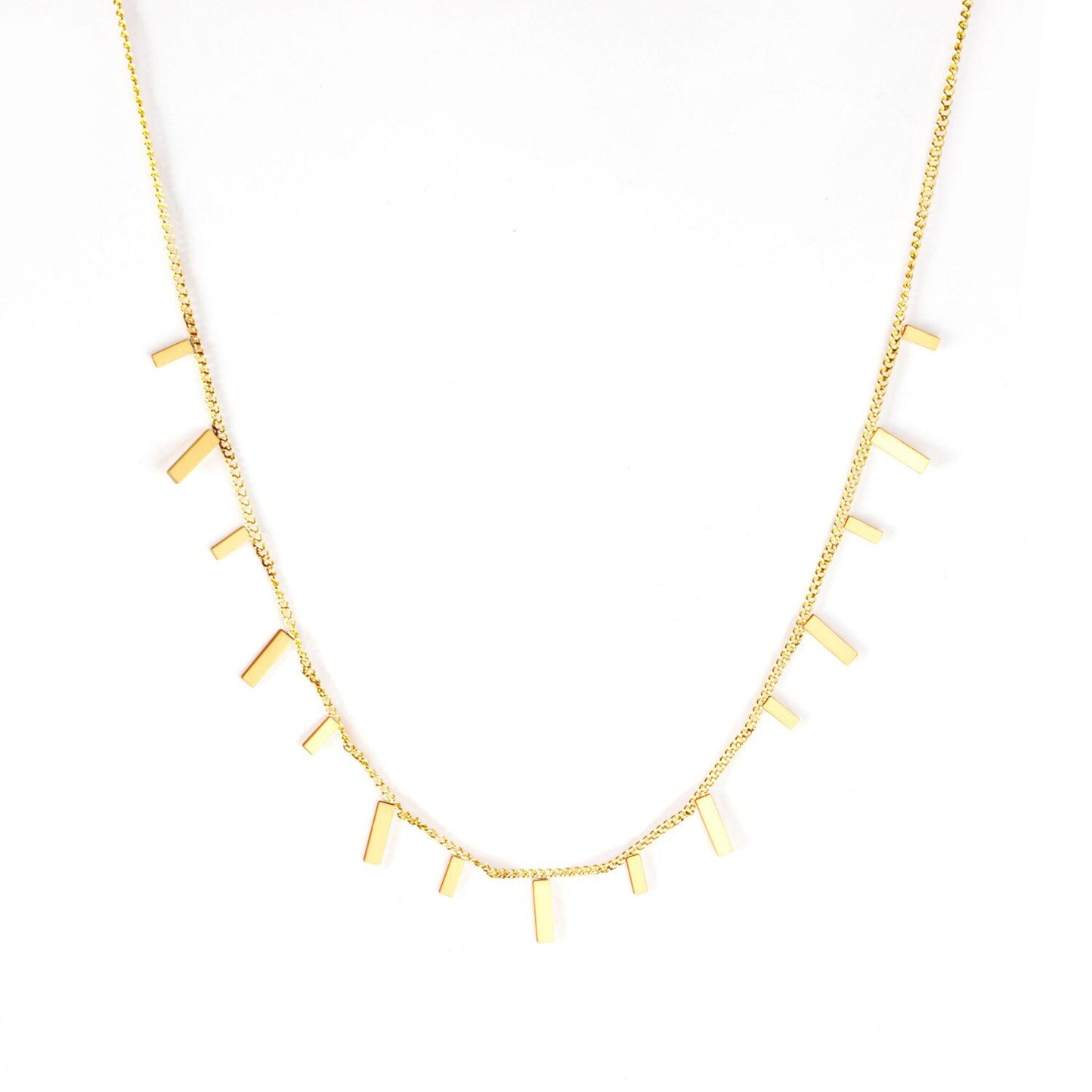 Stainless Steel Trendy Collier For Woman Beach Jewelry On Neck Gold Plated Vintage Romantic Boho Chain Necklaces