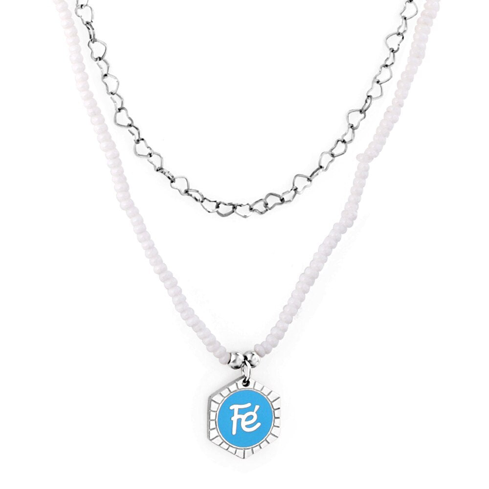 Double Layered Necklace Imitation Pearl Beads Snake Choker For Woman Trendy Collier Vintage Tennis Aesthetic Jewlry