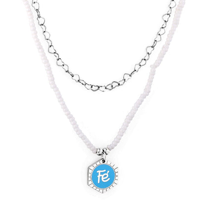 Double Layered Necklace Imitation Pearl Beads Snake Choker For Woman Trendy Collier Vintage Tennis Aesthetic Jewlry