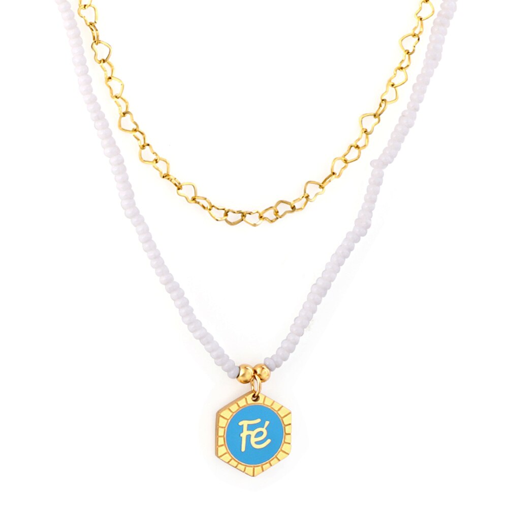 Double Layered Necklace Imitation Pearl Beads Snake Choker For Woman Trendy Collier Vintage Tennis Aesthetic Jewlry