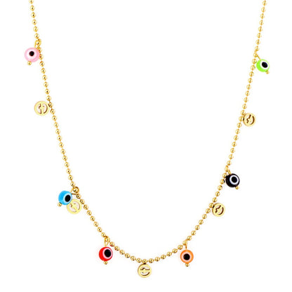 Stainless Steel Trendy Collier For Woman Beach Jewelry On Neck Gold Plated Vintage Romantic Boho Chain Necklaces