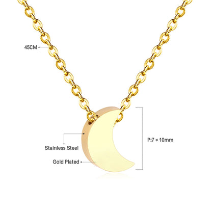 Enamel Girls Kids Jewelry Cute Crystal Strawberry Pendant Necklace for Women Stainless Steel Waterproof Sweet Choker Birthday Gifts
