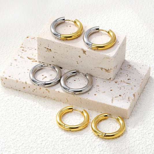 Stainless Steel Hypoallergenic Earrings – Bulk Wholesale (12+ Pairs) 🌍 EU/US Supplier Trendy & Durable