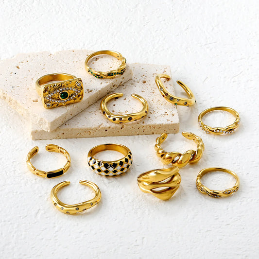 ✨ Stainless Steel Rings Wholesale (MOQ 12+) | Hypoallergenic  Fashion Rings 🌍  | Tarnish-Free