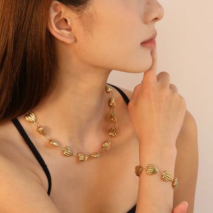 ✨ PVD 18k gold 40+5cm Stainless Steel Necklaces Wholesale (12+ Pieces) | Hypoallergenic & Tarnish-Free 🌍 | Trendy Pendants & Chains