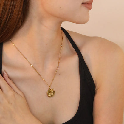 ✨ Wholesale Gold Stainless Steel Polished Side Chain Necklace | 0.4mm Slim Chain 40+5cm with Oval Lobster Clasp | Minimalist Pendant Ready Chain