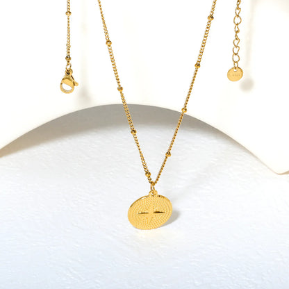 ✨ Wholesale Gold Stainless Steel Beaded Side Chain Necklace | 0.4mm Beaded Chain 40+5cm with Oval Lobster Clasp | Ready for Pendants