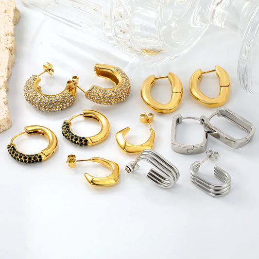 Stainless Steel Hypoallergenic Earrings – Bulk Wholesale (12+ Pairs) 🌍 EU/US Supplier Trendy & Durable
