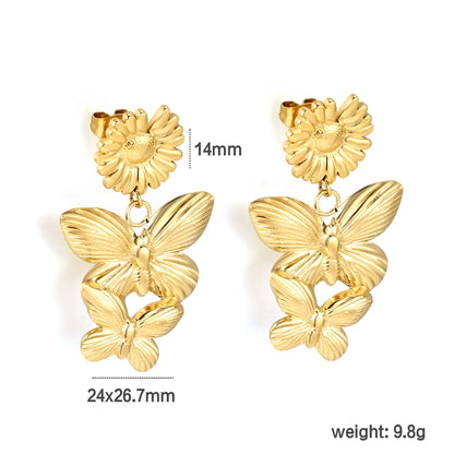 ✨ Bold Stainless Steel Statement Earrings Wholesale (MOQ 12+) | Hypoallergenic Large Hoops & Dangles 🌍 | Trendy Bulk Jewelry