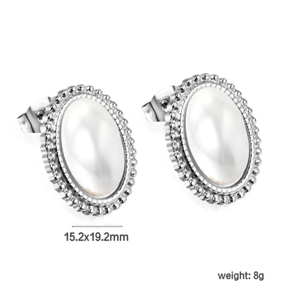 ✨ 18K Gold-Plated Pearl Earrings Wholesale (MOQ 12+) |  Stainless Steel Hypoallergenic 🌍 | Fake Pearl Studs & Dangles