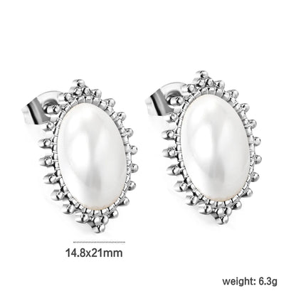 ✨ 18K Gold-Plated Pearl Earrings Wholesale (MOQ 12+) |  Stainless Steel Hypoallergenic 🌍 | Fake Pearl Studs & Dangles