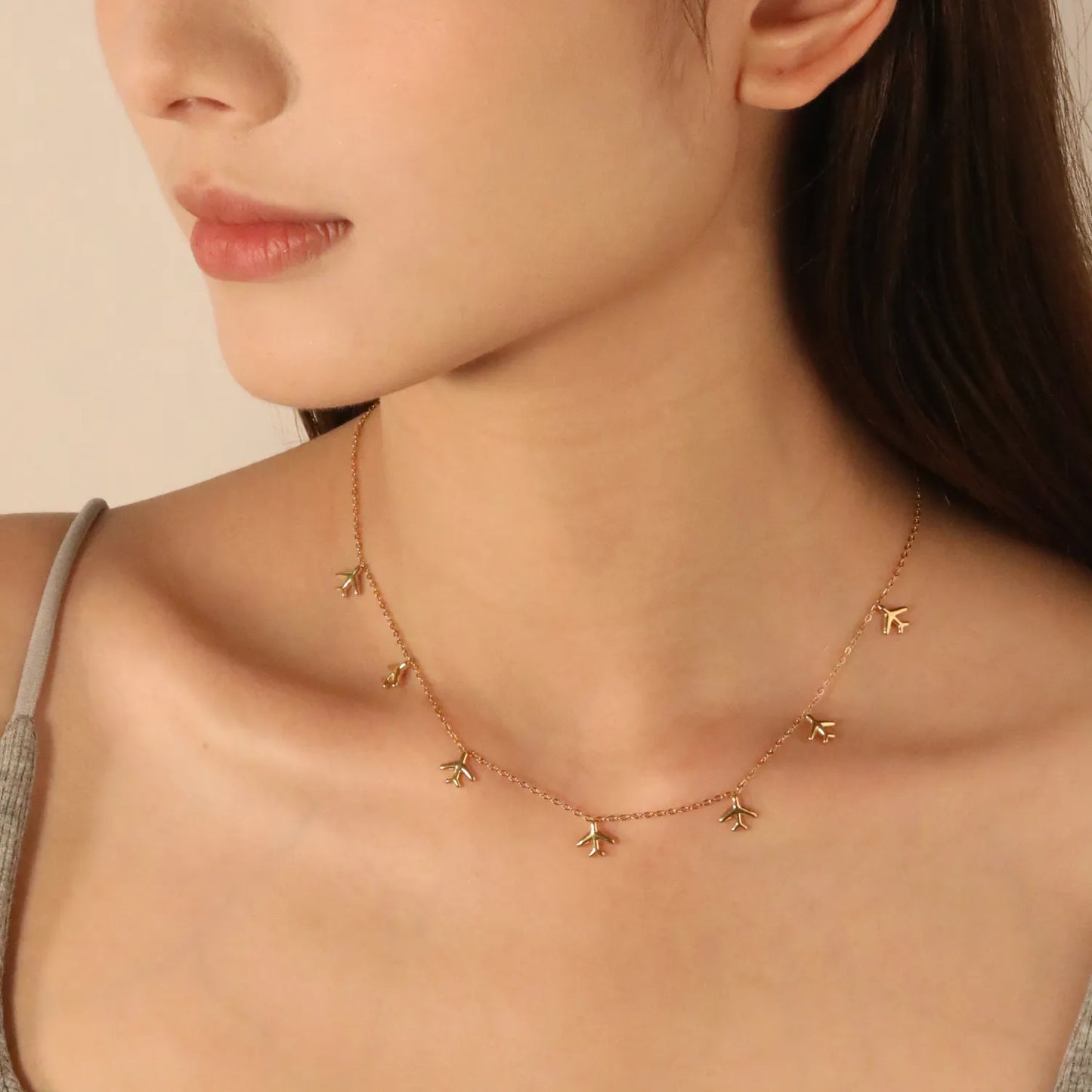✨ PVD 18k gold 40+5cm Zircon Stainless Steel Necklaces Wholesale (12+ Pieces) | Hypoallergenic & Tarnish-Free 🌍 | Trendy Pendants & Chains