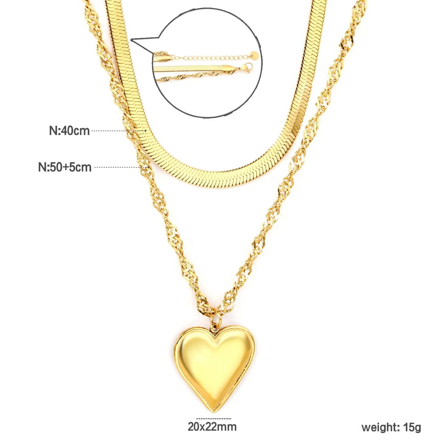 ✨ 18k gold plated Stainless Steel Necklaces Wholesale (12+ Pieces) | Hypoallergenic & Tarnish-Free 🌍 | Trendy Pendants & Chains