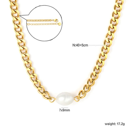 ✨ PVD 18k gold 40+5cm Stainless Steel Necklaces Wholesale (12+ Pieces) | Hypoallergenic & Tarnish-Free 🌍 | Trendy Pendants & Chains