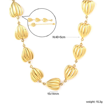 ✨ PVD 18k gold 40+5cm Stainless Steel Necklaces Wholesale (12+ Pieces) | Hypoallergenic & Tarnish-Free 🌍 | Trendy Pendants & Chains
