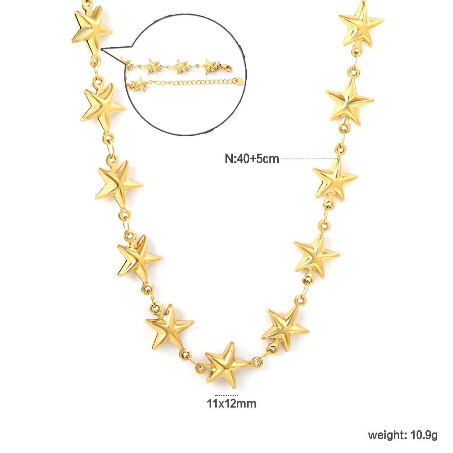 ✨ PVD 18k gold 40+5cm Stainless Steel Necklaces Wholesale (12+ Pieces) | Hypoallergenic & Tarnish-Free 🌍 | Trendy Pendants & Chains