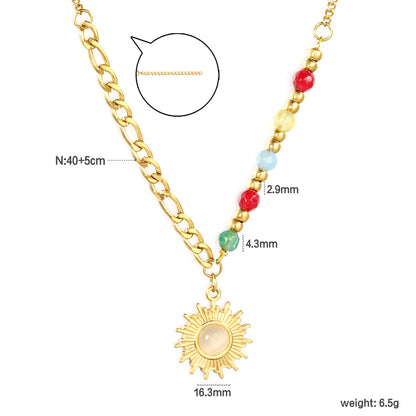 ✨ 18k gold plated Eternal life Theme Stainless Steel Necklaces Wholesale (12+ Pieces) | Hypoallergenic & Tarnish-Free 🌍 | Trendy Pendants & Chains