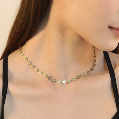 ✨ PVD 18k gold Petal Shape Stainless Steel Necklaces Wholesale (12+ Pieces) | Hypoallergenic & Tarnish-Free 🌍 | Trendy Pendants & Chains