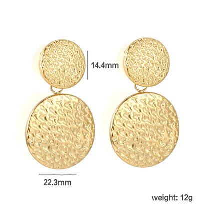 Wholesale Stainless Steel Statement Drop Earrings Wholesale (MOQ 12+) | Hypoallergenic Large Hoops & Dangles 🌍 | Trendy Bulk Jewelry