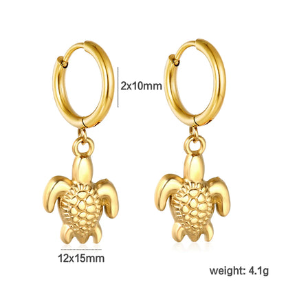 Wholesale 18k PVD gold Stainless Steel Hypoallergenic Ocean Series Drop Earrings – Bulk Wholesale (12+ Pairs) 🌍 EU/US Supplier Trendy & Durable