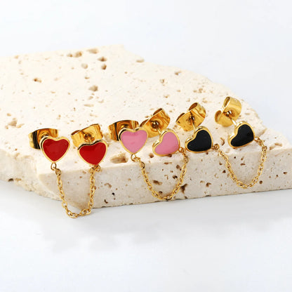 Wholesale 18k glod plated Stainless Steel Hypoallergenic Love shape Drop Earrings – Bulk Wholesale (12+ Pairs) 🌍 EU/US Supplier Trendy & Durable