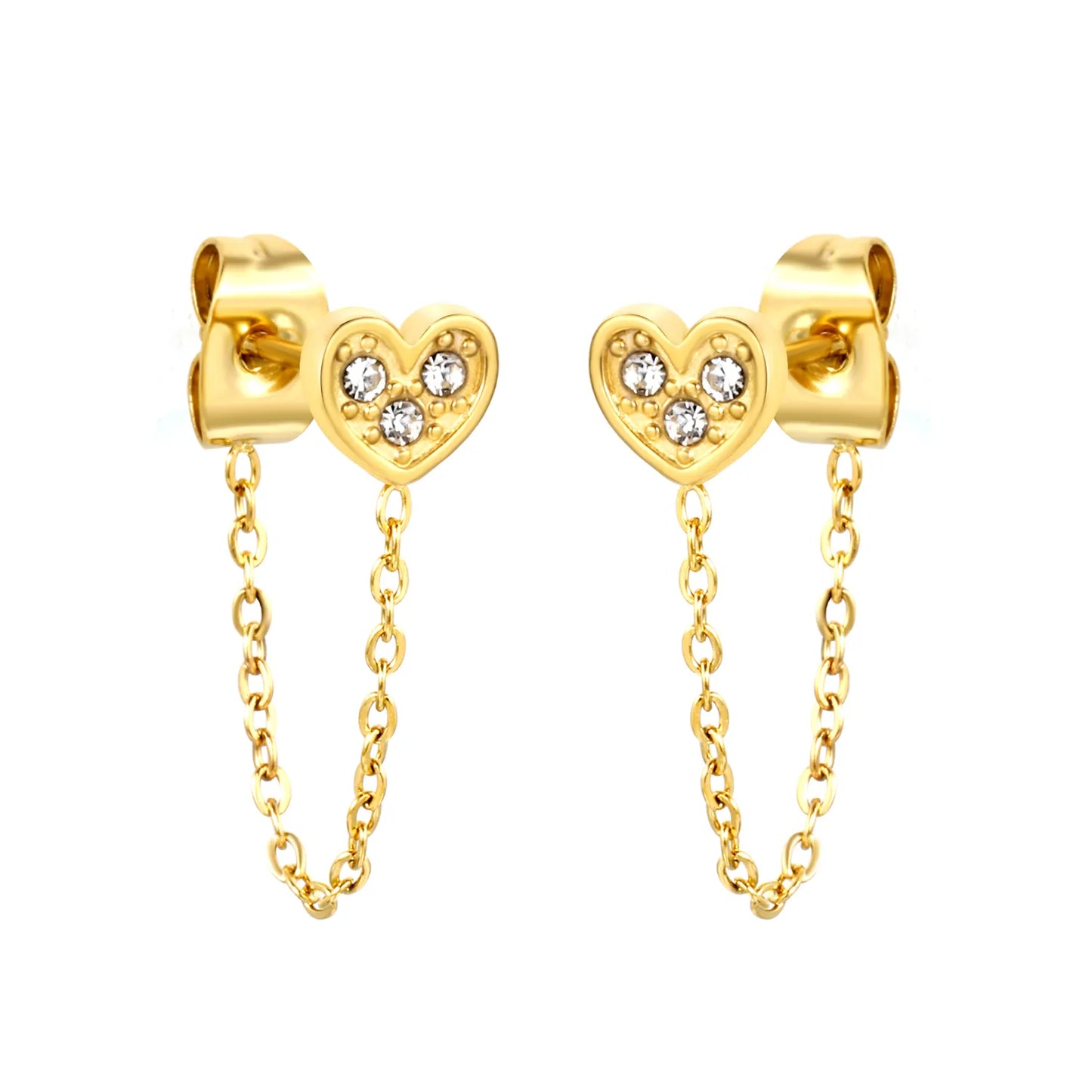 Wholesale PVD 18K Gold Stainless Steel Hypoallergenic Drop Earrings – Bulk Wholesale (12+ Pairs) 🌍 EU/US Supplier Trendy & Durable