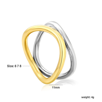 ✨Wholesale 18k PVD gold Stainless Steel Rings Wholesale (MOQ 12+) | Hypoallergenic  Fashion Rings 🌍  | Tarnish-Free