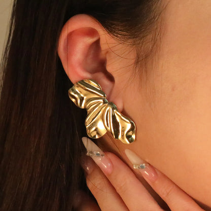 18k gold Stainless Steel Hypoallergenic Stud Earrings – Bulk Wholesale (12+ Pairs) 🌍 EU/US Supplier Trendy & Durable