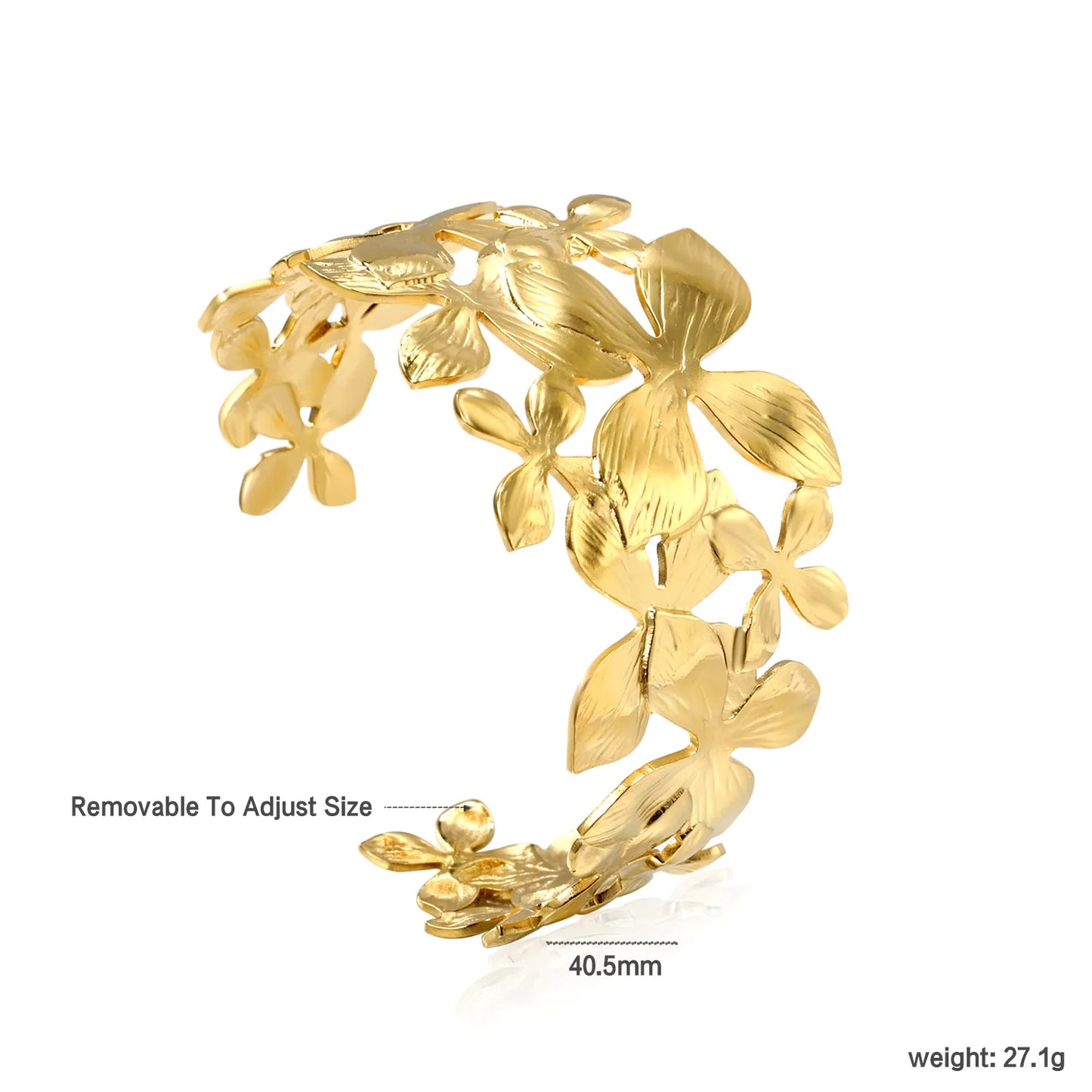 ✨ 18K Gold PVD Adjust Size Bangle Bracelet Wholesale (MOQ 12+) | Stainless Steel 🌍 | Hypoallergenic Cuff & Chain Bangles