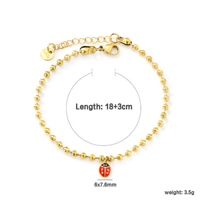 ✨ 18K Gold Plated 18+3cm Bracelet Wholesale (MOQ 12+) | Stainless Steel Hypoallergenic 🌍 | Dainty Chain & Charm Bracelets