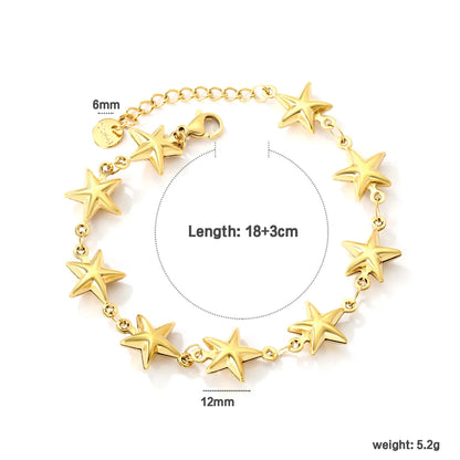 ✨ 18+3cm 18K Gold Plated Bracelet Wholesale (MOQ 12+) | Stainless Steel Hypoallergenic 🌍 | Dainty Chain & Charm Bracelets