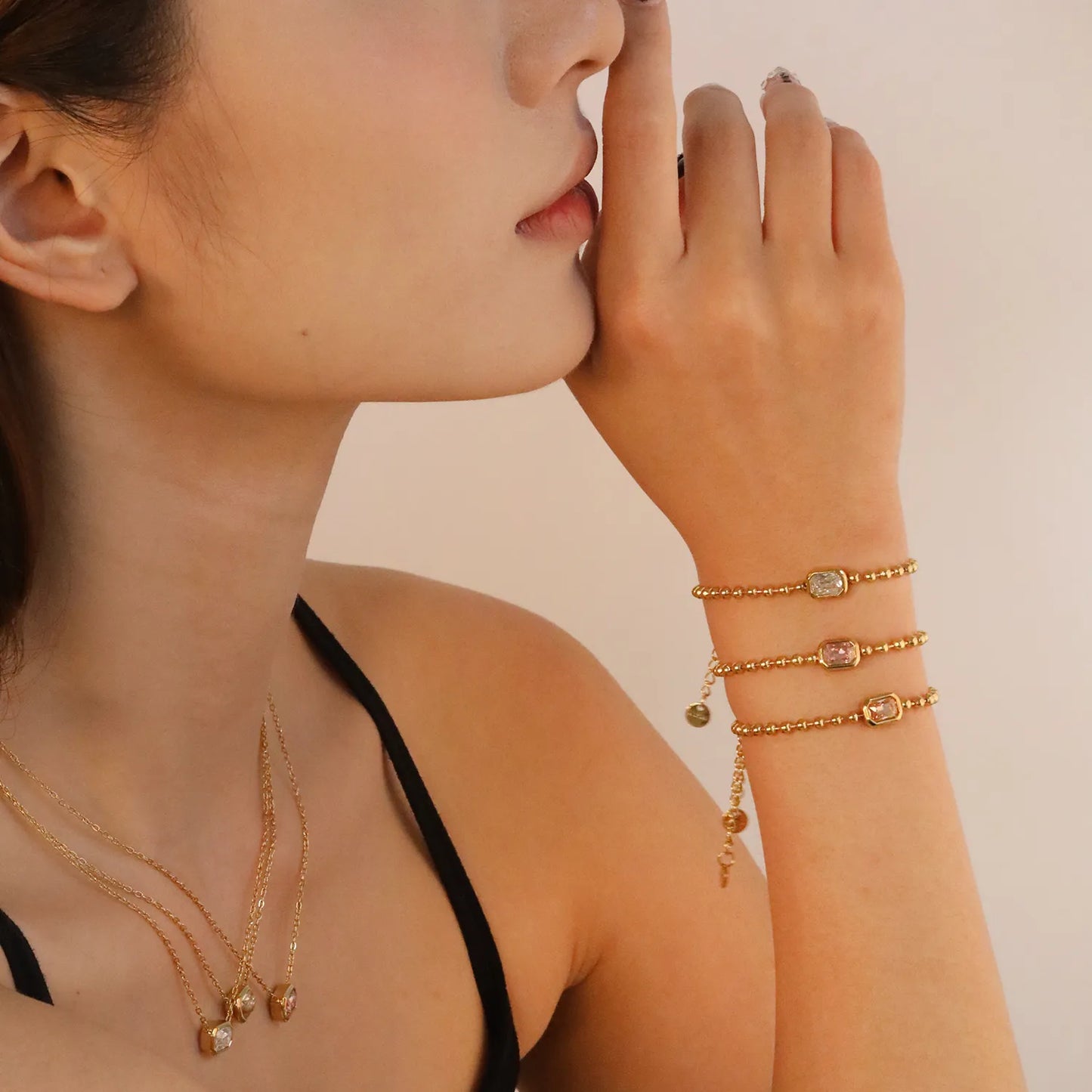 ✨ 18+3cm 18K Gold Plated Bracelet Wholesale (MOQ 12+) | Stainless Steel Hypoallergenic 🌍 | Dainty Chain & Charm Bracelets