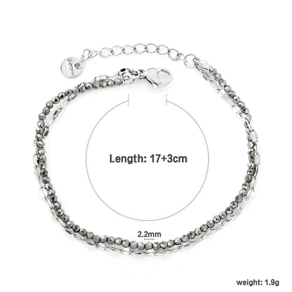 ✨ 18K Gold Plated Multiple sizes Bracelet Wholesale (MOQ 12+) | Stainless Steel Hypoallergenic 🌍 | Dainty Chain & Charm Bracelets