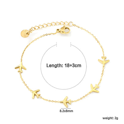 ✨ 18+3cm 18K Gold Plated Bracelet Wholesale (MOQ 12+) | Stainless Steel Hypoallergenic 🌍 | Dainty Chain & Charm Bracelets