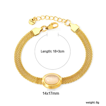 ✨ 18K Gold Plated 18+3cm  Bracelet Wholesale (MOQ 12+) | Stainless Steel Hypoallergenic 🌍 | Dainty Chain & Charm Bracelets