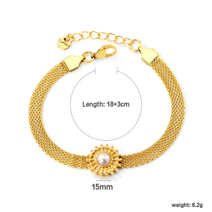 ✨ 18K Gold Plated 18+3cm  Bracelet Wholesale (MOQ 12+) | Stainless Steel Hypoallergenic 🌍 | Dainty Chain & Charm Bracelets