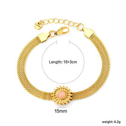 ✨ 18K Gold Plated 18+3cm  Bracelet Wholesale (MOQ 12+) | Stainless Steel Hypoallergenic 🌍 | Dainty Chain & Charm Bracelets