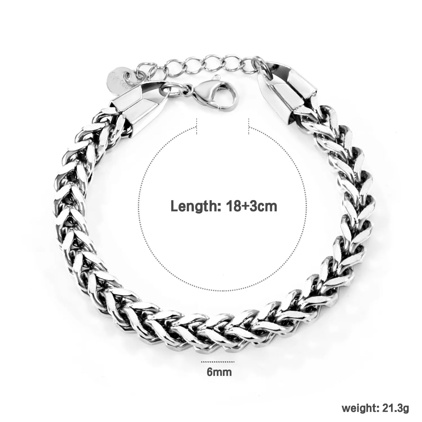 ✨ 18K Gold Plated 18+3cm  Bracelet Wholesale (MOQ 12+) | Stainless Steel Hypoallergenic 🌍 | Dainty Chain & Charm Bracelets