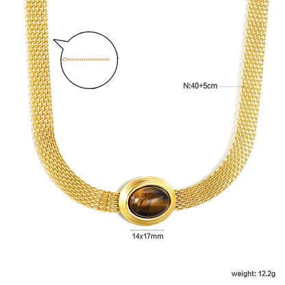 ✨ 18k gold plated Width 8.1mm/40+5cm Stainless Steel Chain Necklace Wholesale (MOQ 12+) | Durable Jewelry Chains 🌍 | Box/Cable/Rope/Franco Links