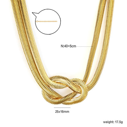 ✨ PVD 18k gold Concise style 40+5cm Stainless Steel Chain Necklace Wholesale (MOQ 12+) | Durable Jewelry Chains 🌍 | Box/Cable/Rope/Franco Links