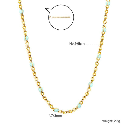 ✨ 42+5cm PVD 18k gold Stainless Steel Chain Necklace Wholesale (MOQ 12+) | Durable Jewelry Chains 🌍 | Box/Cable/Rope/Franco Links