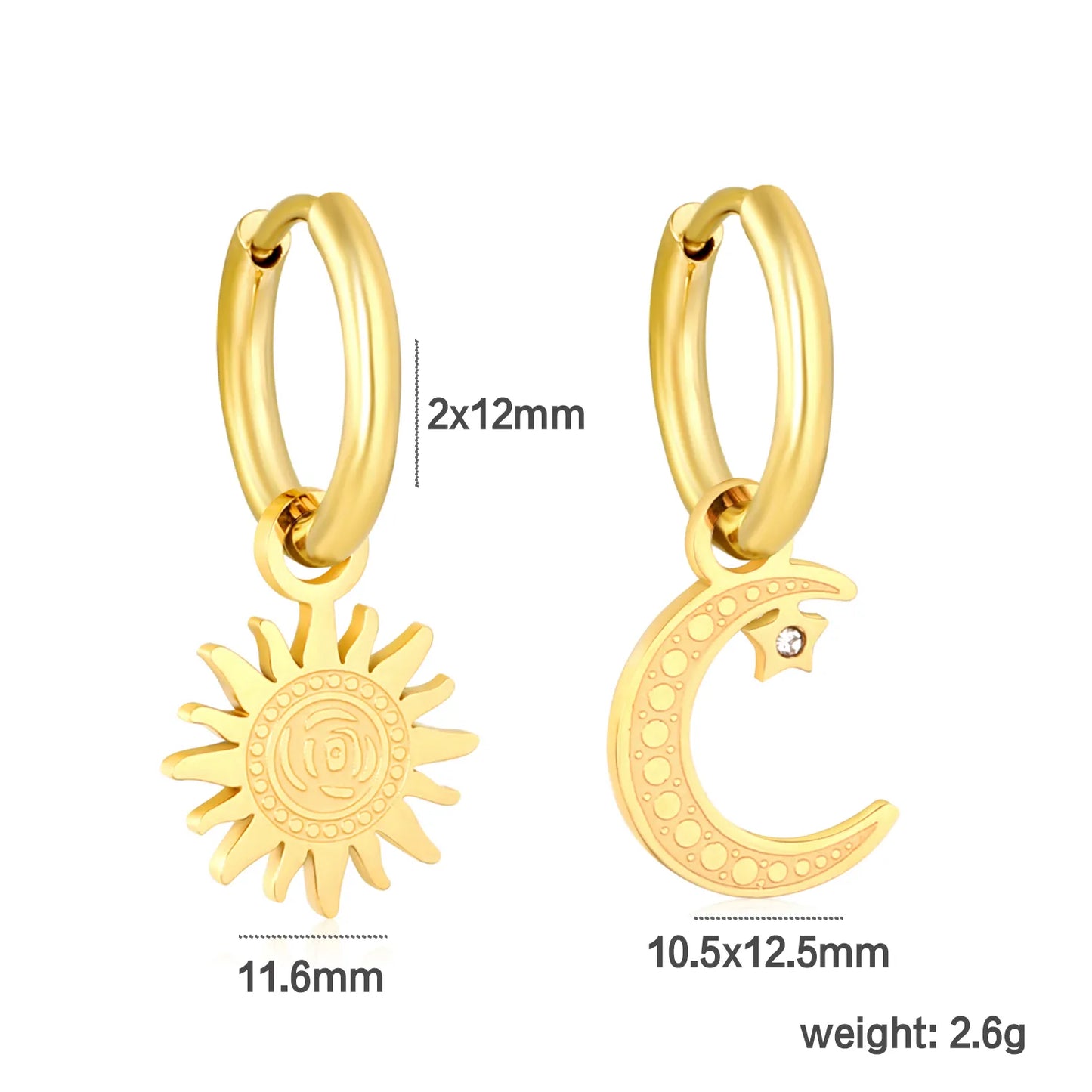 ✨ 18k gold plated Stainless Steel Hypoallergenic Drop Earrings – Bulk Wholesale (10+ Pairs) 🌍 EU/US Supplier Trendy & Durable