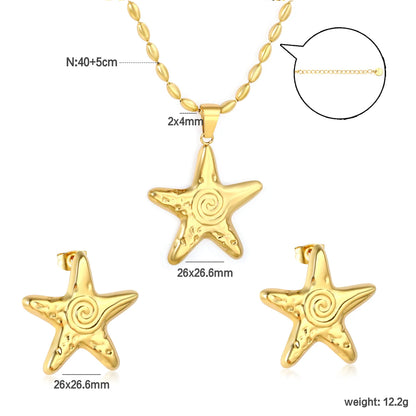 🌟🍒 18K Gold Zircon Jewelry Set Wholesale (MOQ 12+) | Stainless Steel Necklace & Earrings 🌍 | Hypoallergenic Luxury Gift Set