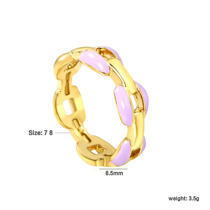 6.5mm PVD 18k gold Stainless Steel Rings Wholesale (MOQ 12+) | Hypoallergenic  Fashion Rings 🌍  | Tarnish-Free