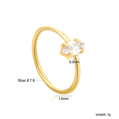 Wholesale 18k gold plated Ocean Series Stainless Steel Rings (MOQ 12+) | Hypoallergenic  Fashion Rings 🌍  | Tarnish-Free