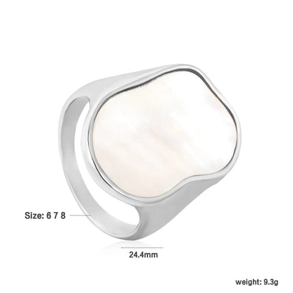 PVD 18k gold Premium Zircon Adjust Size Stainless Steel Rings Wholesale (MOQ 12+) | Hypoallergenic  Fashion Rings 🌍  | Tarnish-Free