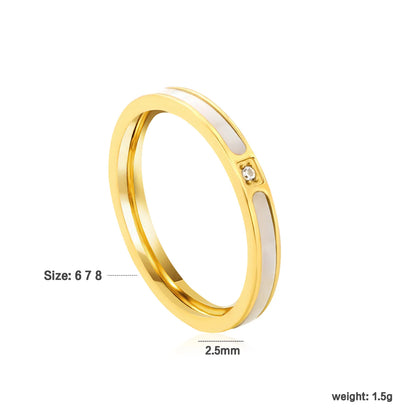✨ 18K Gold Plated Adjust Size With Premium Zircon/Natural Resins Ring Wholesale (MOQ 12+) | Stainless Steel Hypoallergenic Bands 🌍 | Stackable & Statement Rings