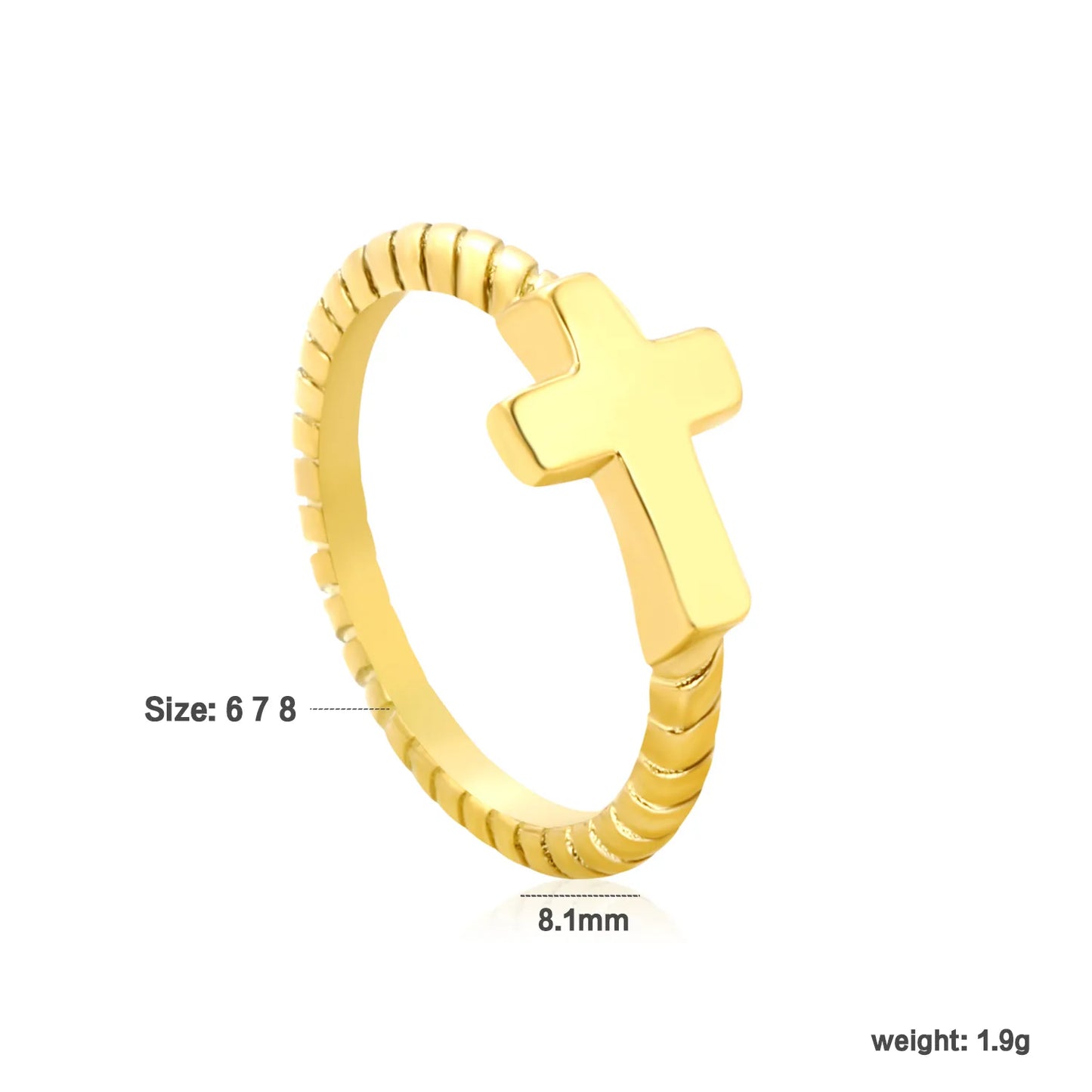 ✨ 18K Gold Plated Adjust Size With Premium Zircon/Natural Resins Ring Wholesale (MOQ 12+) | Stainless Steel Hypoallergenic Bands 🌍 | Stackable & Statement Rings
