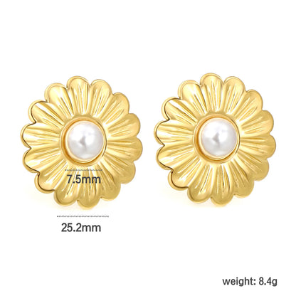 PVD 18k gold plated  Stainless Steel Hypoallergenic Stud Earrings – Bulk Wholesale (12+ Pairs) 🌍 EU/US Supplier Trendy & Durable